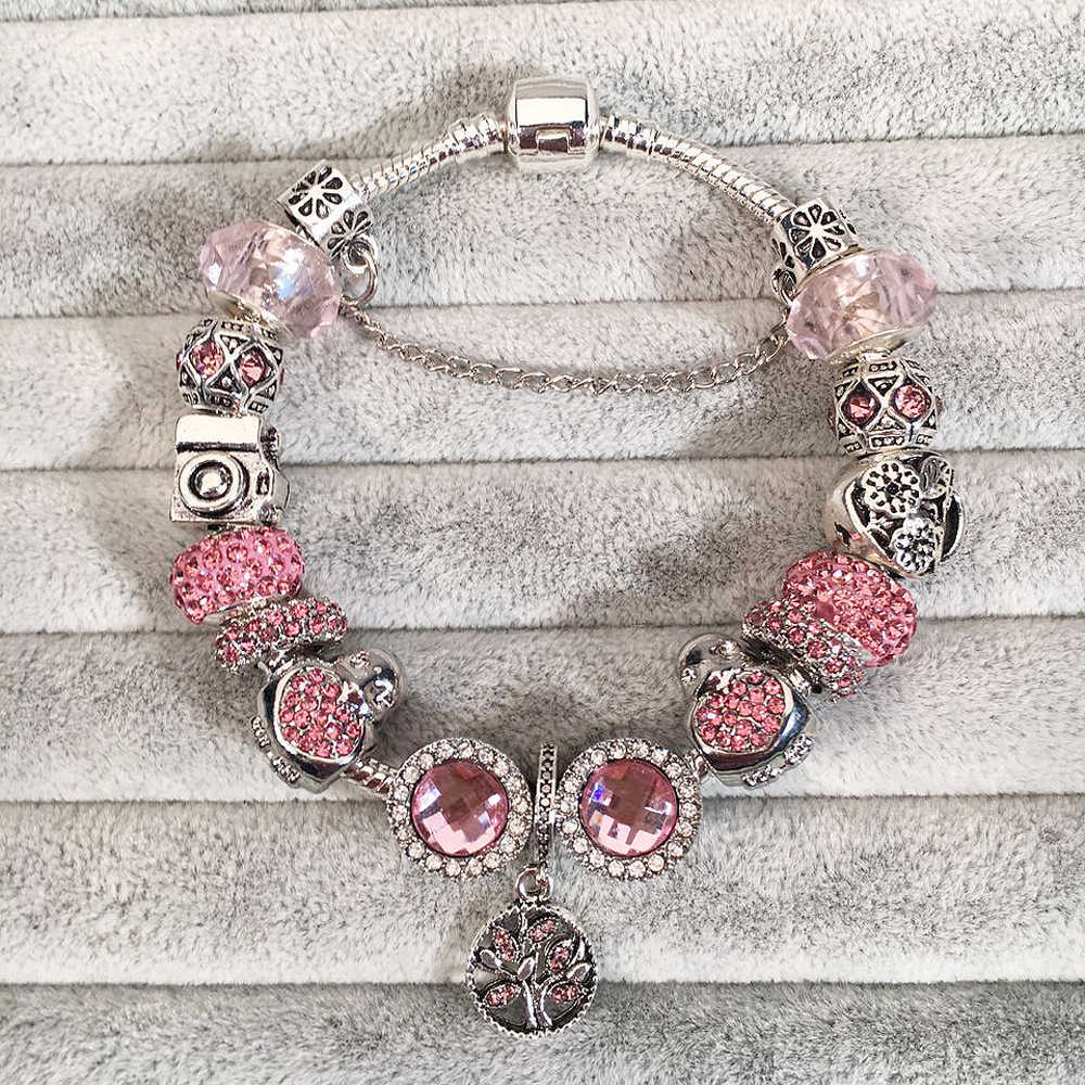 

Chain 2019 three color spring breath grass forest series charming girl Pando D Dora Bracelet