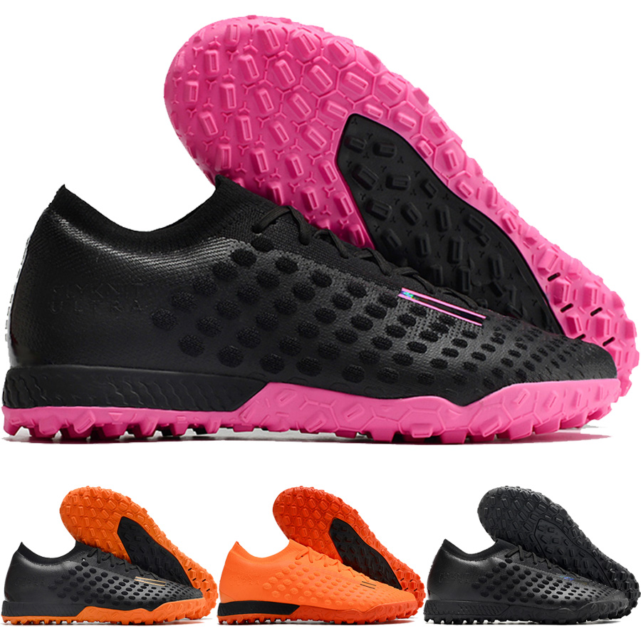 Envoyer avec sac Chaussures de football de football de qualité Phantom Ultra Venom TF Turf Hypervenom Crampons pour hommes en cuir souple Formati
