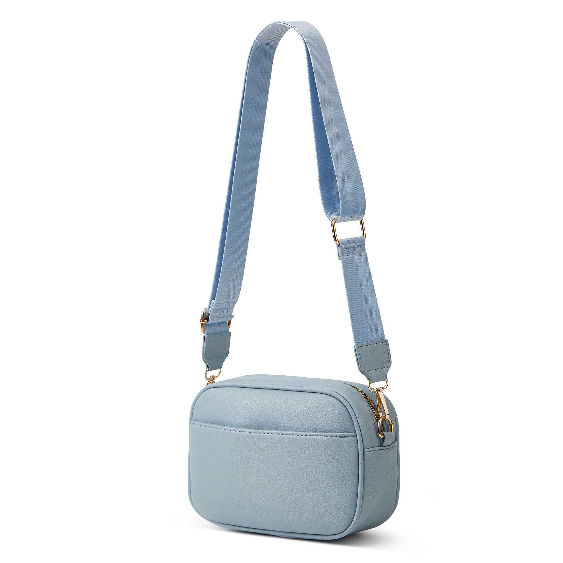 

Fashion women's bag 2023 new solid PU messenger bag women's bag women's shoulder bag small square bag, Aqua blue