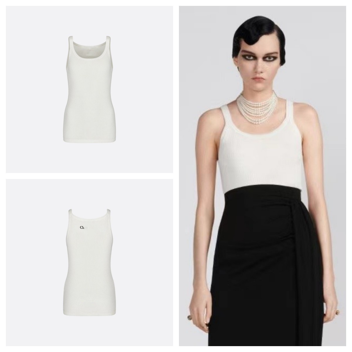 

Designer Women Tank Top Camis Vest Top Embroidered Cotton-blend Tank Tops Designer Skirts Yoga Suit Two Piece Dress Bra Vest Ladies Solid Vintage T Shirt Femme, White long