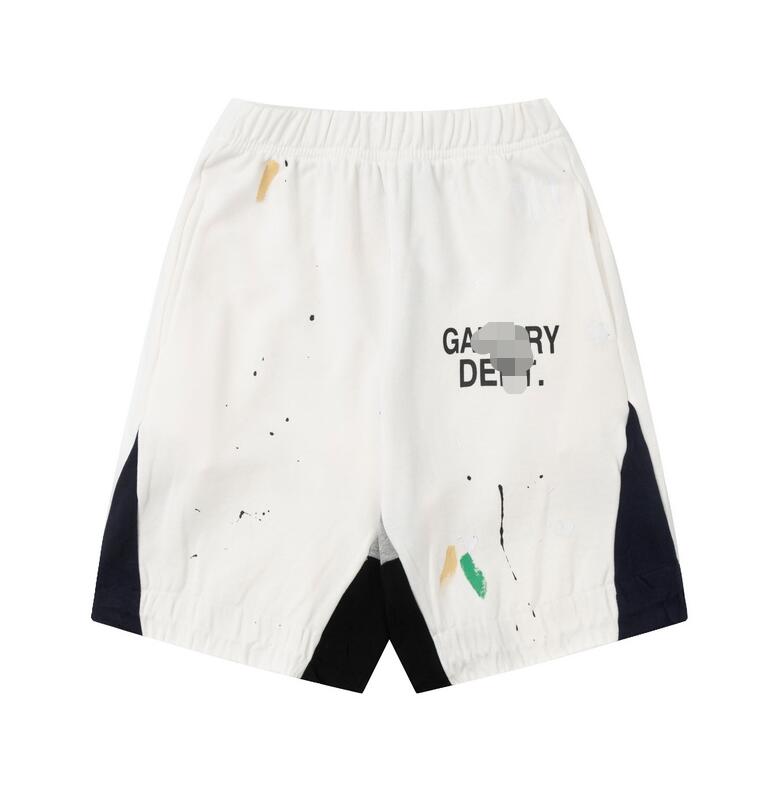 

Designer Galleries Shorts Depts Knee Length Mens Summer Running Fitness Sports Jogging Gym Cotton Sweat absorption women Clothing Loose Shorts Size S-XL, Q11111