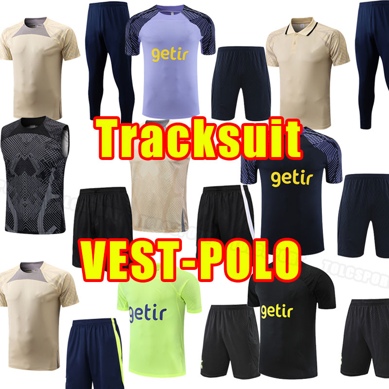 

POLO Vest Training set Soccer Tracksuit KANE SON 23 24 RICHARLISON KULUSEVSKI HOJBJERG SPENCE PERISIC DIER LUCAS ROMERO Tottenham Football SPURS Pants shorts 2024, As shown