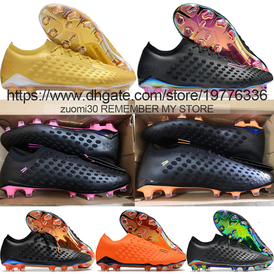 

Send With Bag Quality Soccer Boots Phantom Ultra Venom FG Hypervenom Football Cleats For Mens Soft Leather Comfortable Lithe Trainers Knit Soccer Shoes Size US 6.5-12