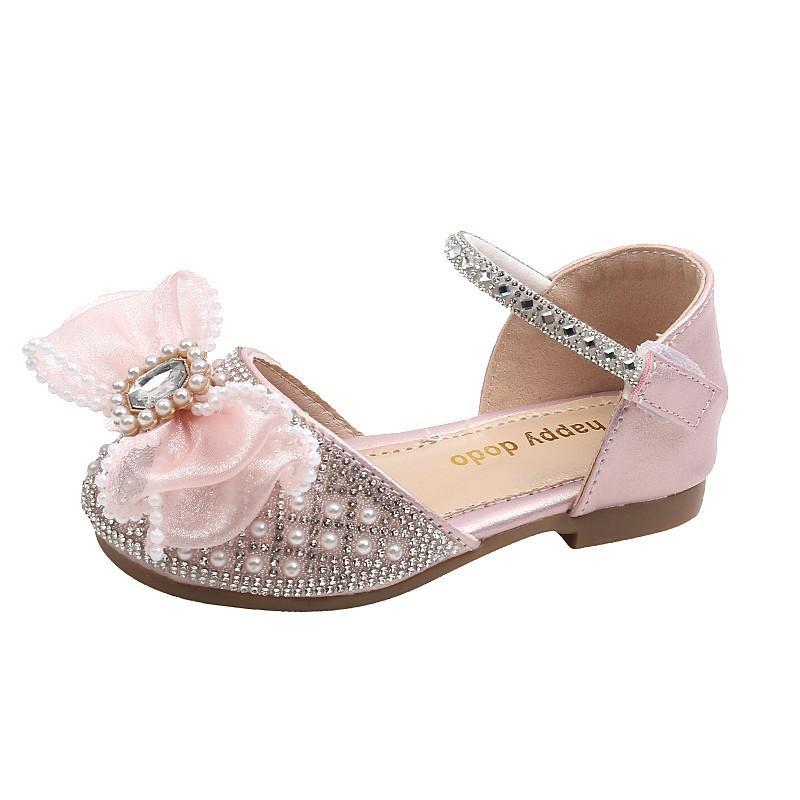 

Sandals Baby Shoes Flip Flops Children Footwear Girls Diamond Bow Princess Summer Performance F12757, C1