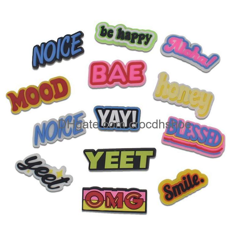 

Shoe Parts Accessories Vute Cartoon Character Pvc Rubber Charms Buckle Clog Jibz Fit Wristband Flower Buttons Shoes Decorations Gi Dhur8