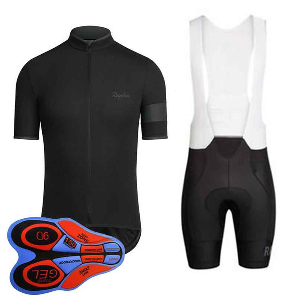 

Rapha team Cycling Short Sleeves jersey bib shorts sets Spring and summer bike Jersey suit men's quick dry bicycle clothing261Q, Only bib shorts