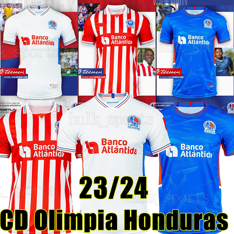 

23/24 CD Olimpia Soccer Jerseys Honduras 2023 2024 Jerry Bengtson Carlo Yair Costly Molina Ever Alvarado Edwin Rodriguez red white home away third football shirt, 23-24 home