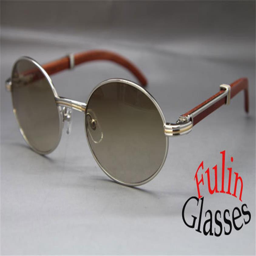

Whole- Vintage Sun Glasses 7550178 Wood Sunglasses Size 55-22-135 mm2567