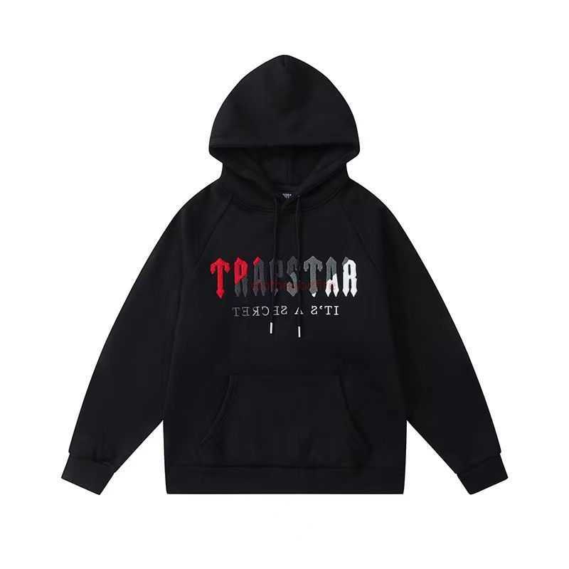 

Designer Clothing Mens Sweatshirts Fashion Streetwear Trapstar Classic Fashion Brand Letter Embroidery Plush Loose Fit Mens Womens Hooded Sweater Casual Set Pull, Shipping fee