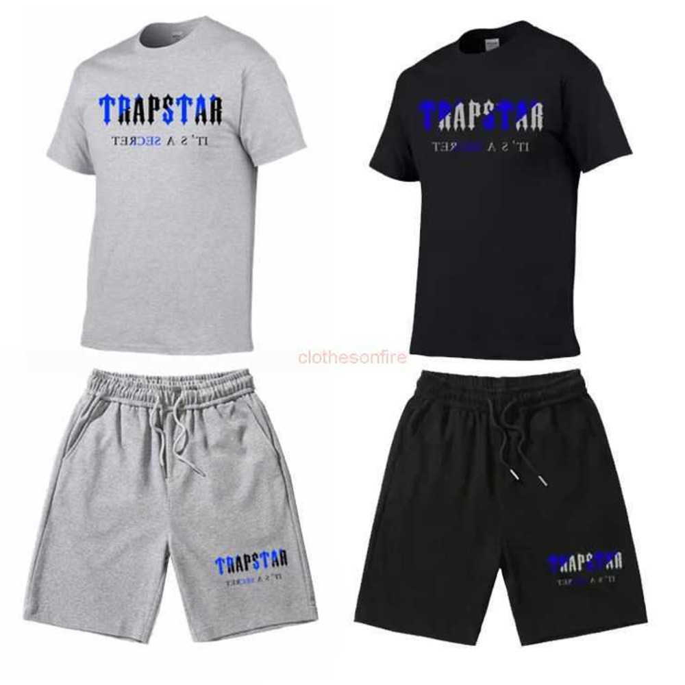 

Designer Fashion Clothing Mens Tracksuits Tees Tshirts Shirts Shorts Summer Tshirt Shorts Set Trapstar Letter Printed Cotton Short Sleeve 2piece Set Casual 2023, Shipping fee