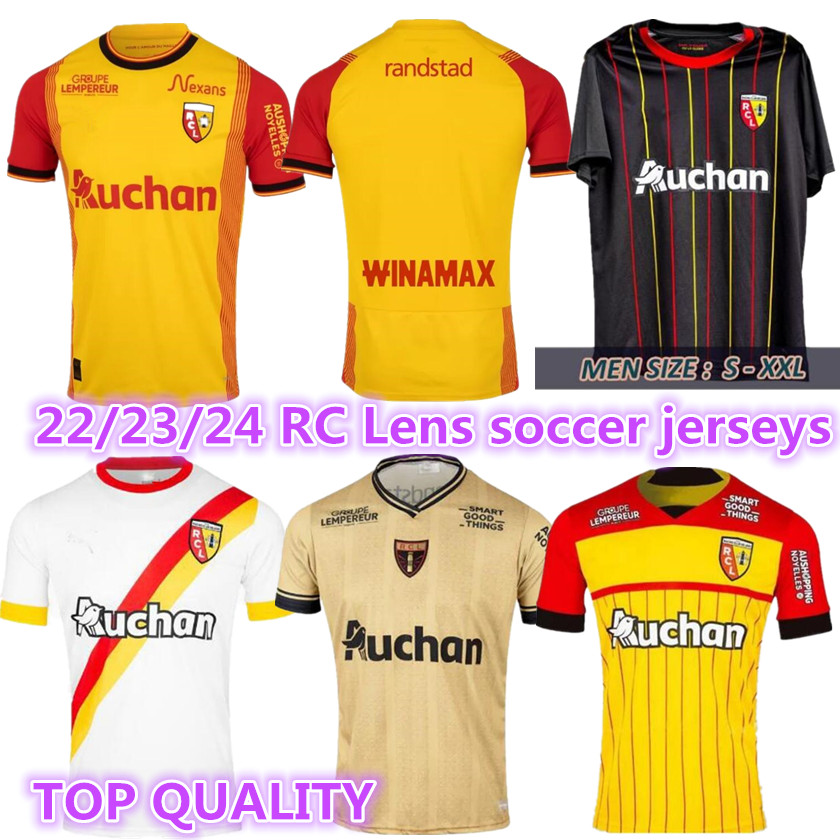 

maillot RC Lens 22 23 24 soccer jerseys home away Saint-Barbe special KAKUTA OPENDA GANAGO SOTOCA FOFANA Football Shirt 2023 2024 NOTRE SANG ESTOR fans jersey
