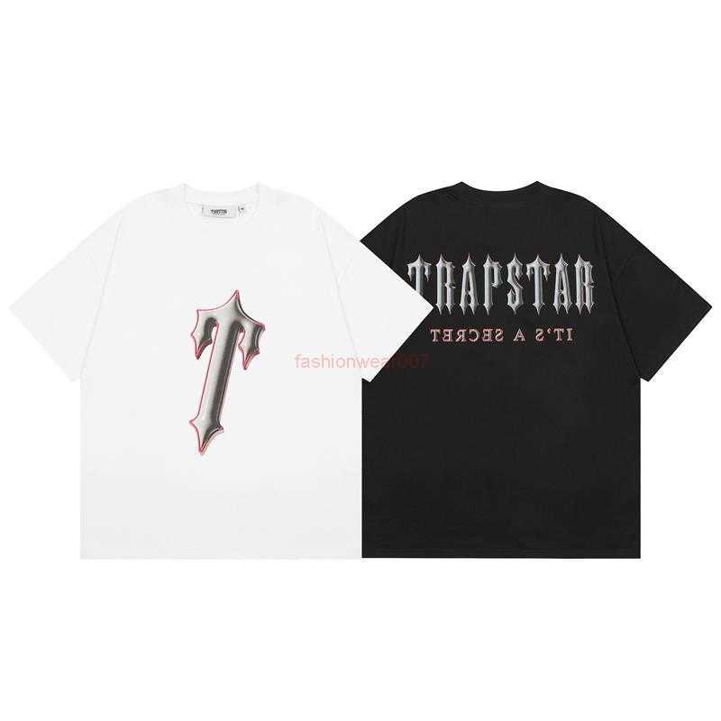 

Designer Fashion Clothing Tees Tsihrts Shirts Trapstar Decoded Infrared Tee American Casual Men Womens Loose Fitting Short Sleeved Tshirt Summer Rock Hip hop Co 23, Black