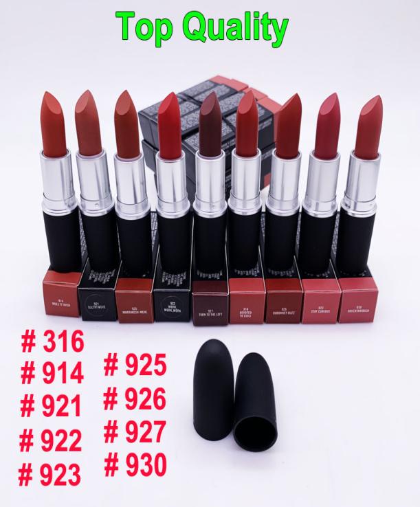 

9 Colors Powder Kiss Lipstick Matte Aluminum Tube Frosted Lipsticks 01 oz Rouge a Levres Lipgloss Devoted To Chili Cosmetics6731615, Army green