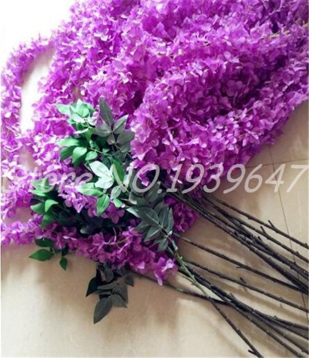 

10 pcs Wisteria Bonsai Rare Flower Outdoor Tree Perennial Indoor Ornamental Potted Plants for Home Garden Fresh Showy Natural8357228