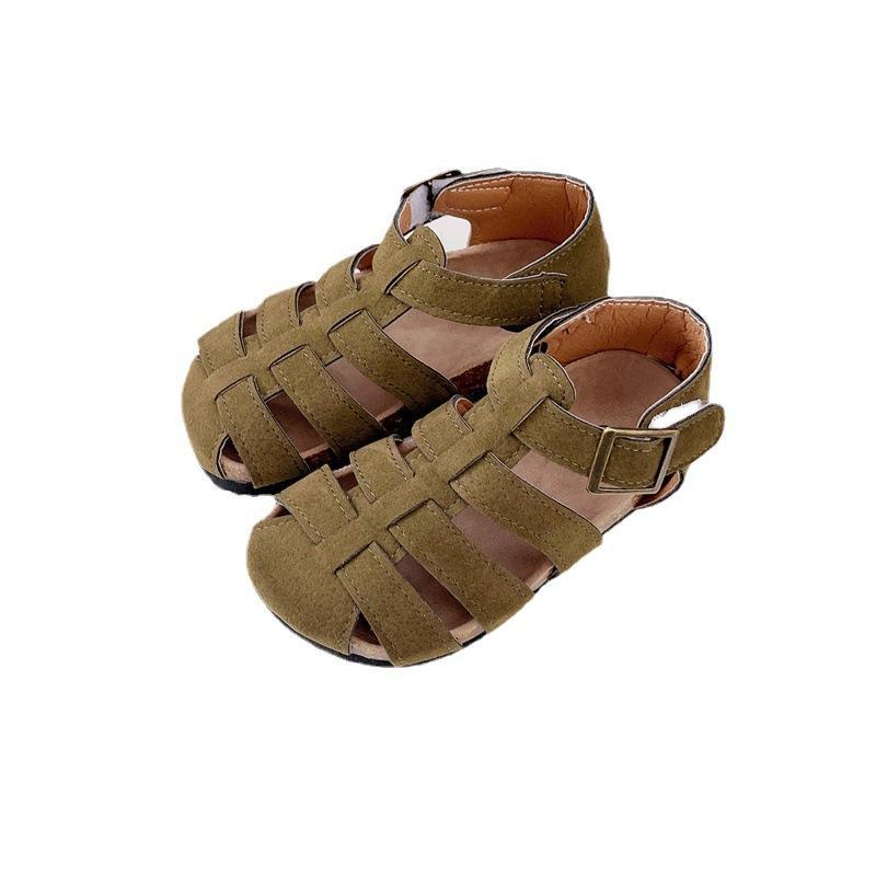

Sandals Baby Shoes Toddler Child Girls Summer Hollow Boy Roman Braided F12788, C1