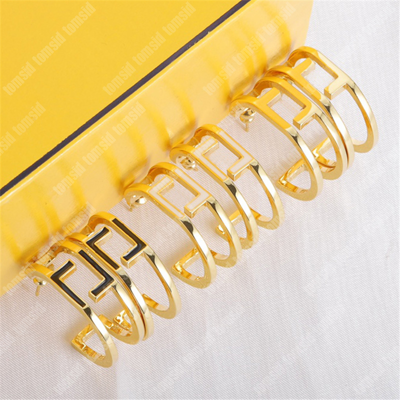 

Fashion Double Letters Woman Designer Earrings Jewelry Gold Luxury Hoop Earrings Ladies Designers Ear Rings With Box
