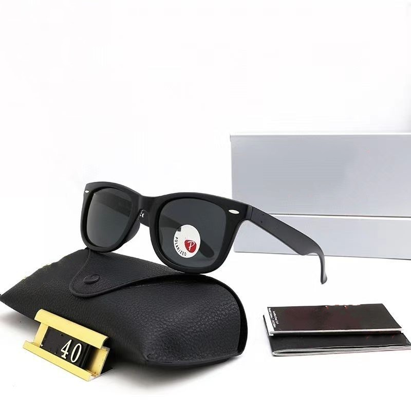 

Designer Sunglass Polarized Lens Men Women Sunglasses Adumbral Goggle UV400 Eyewear Brand Eyeglasses 2140 Female Band Ray Sun Glasses Metal Frame Bans Box