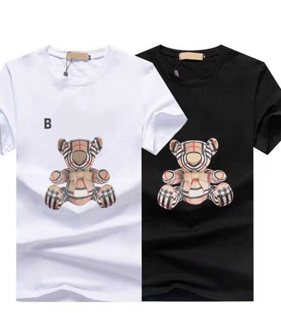 

2023 Summer Mens T Shirt Man Womens With Letters Print Short Sleeves clothes S-XXL, White