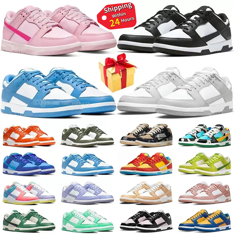 

Casual Shoes dunkes low panda Grey Fog UNC Triple Pink White Black Medium Olive Laser Orange Jarritos Brazil Chunky Dunky Chicago Syracuse TS Cactus Sneakers, 04size36-47