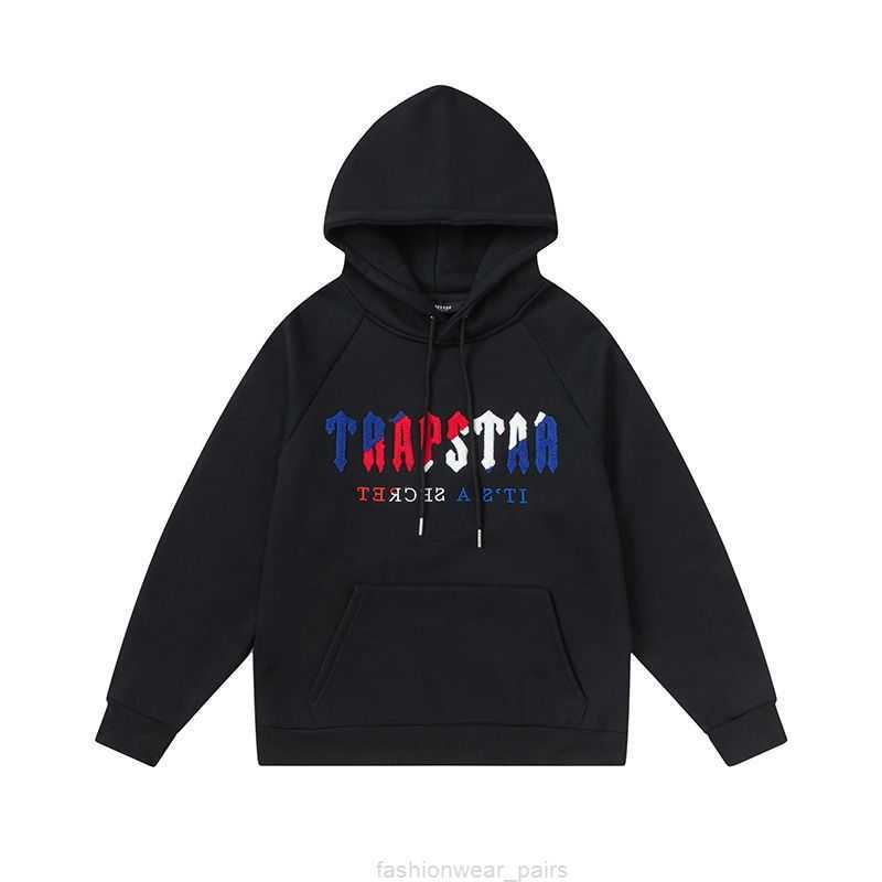 

Designer Clothing Mens Sweatshirts Fashion Streetwear 2022 Summer New Loose Mens Long Sleeved Sweater Fashion Trapstar Hooded Loose Sweater Pullover jacket Jumpe, Shipping fee