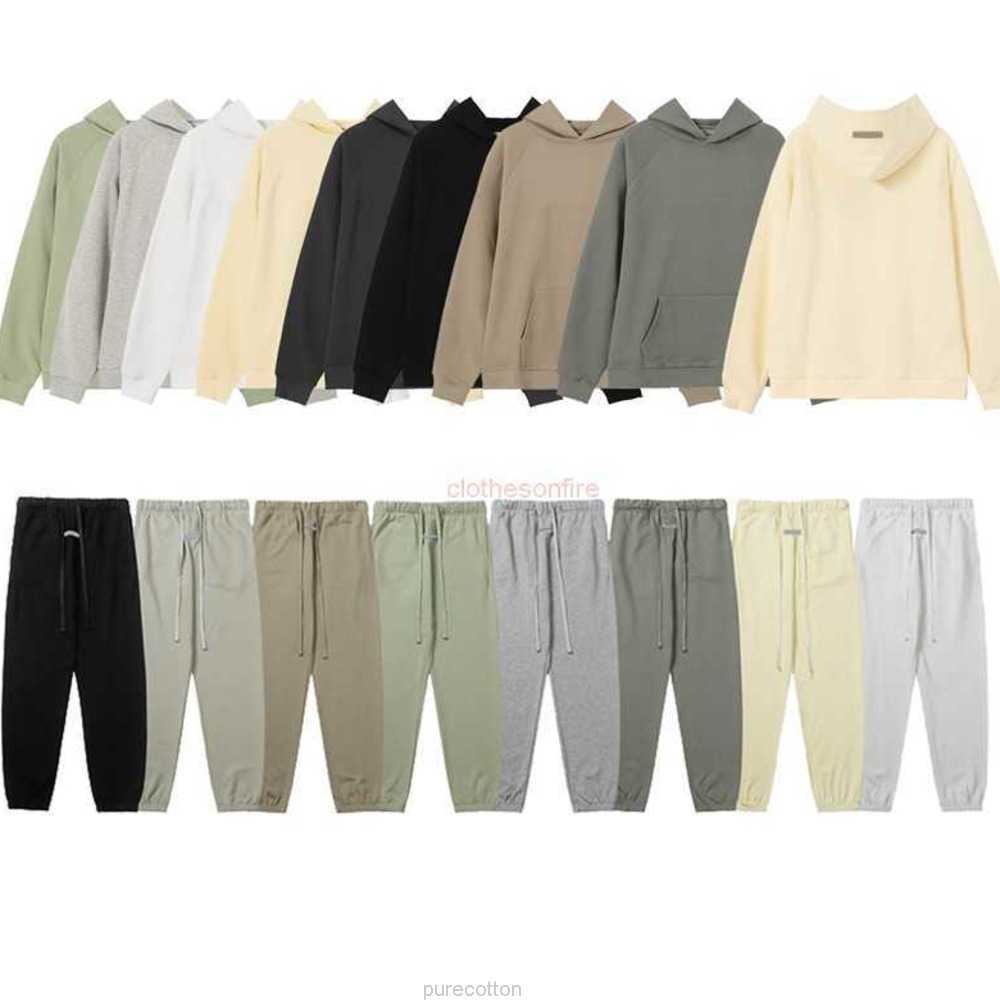 

FOG Ess Designer Men Hoody Hoodies Pullover Sweatshirts Letter Printed Crewneck Loose Long Sleeve Black Hooded Streetwear Mens Jogging Pants 61, Shipping fee