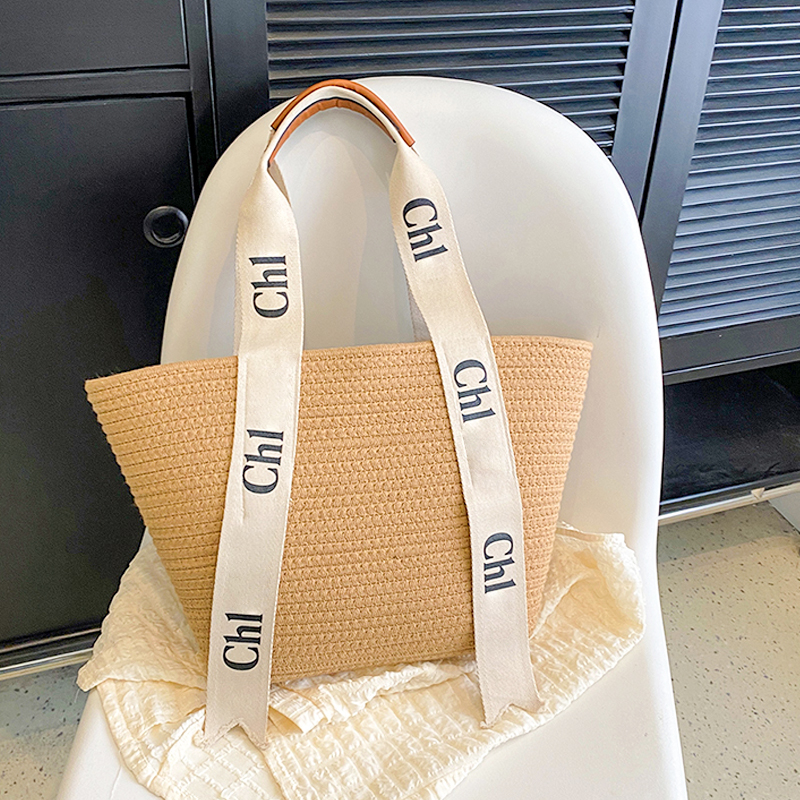 

Straw weave Raffias Cross Body woody Beach Bag luxurys Totes top handle lady Clutch Bags Womens Designer mens Shoulder Bags classic handbag small sizes Shopping Bags, White