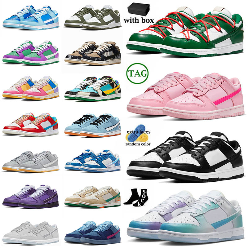 

With Box Panda Pink Running Shoes Big Size 13 14 Unlock Your Space Grey Fog Lobster Offs White Pine Green Men Women Pine Green Argon Trainers Sneakers 36-48, 35