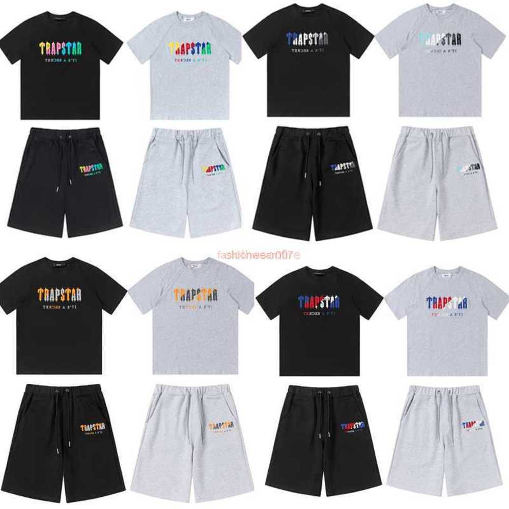 

Designer Fashion Clothing Mens Tracksuits Tees Tshirts Shirts Shorts Trapstar Towel Embroidery Loose Short Sleeve Casual Shorts Set Mens Womens Round Neck Tshirt, Shipping fee