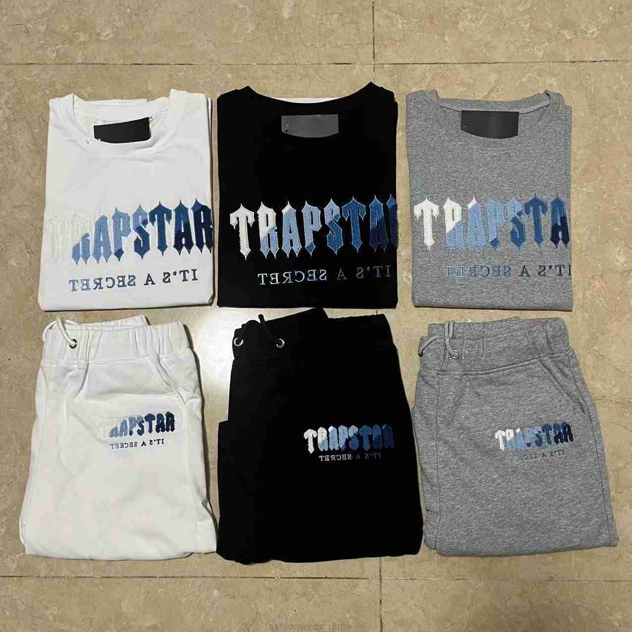 

Designer Fashion Clothing Mens Tracksuits Tees Tshirts Shirts Shorts Trapstar Short Sleeve Tshirt Fashion Uk Drill Summer Casual Fashion Trapstar Short Sleeve Set, Shipping fee