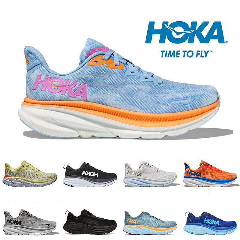 

Hoka One Running Shoes Hokas Clifton 9 for Men Women Triple White Athletic Beige Pink Orange Free People Bondi 8 Outdoor Sneakers Trainers, B10