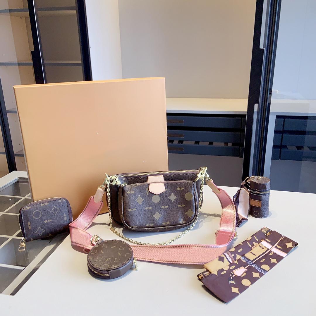 

Plaid Flower Brand Wallet Genuine Leather cros sense soft head layer cowhide woman handbag shoulder bags designer women luxurys handbags louiseitys-viutonitys bag