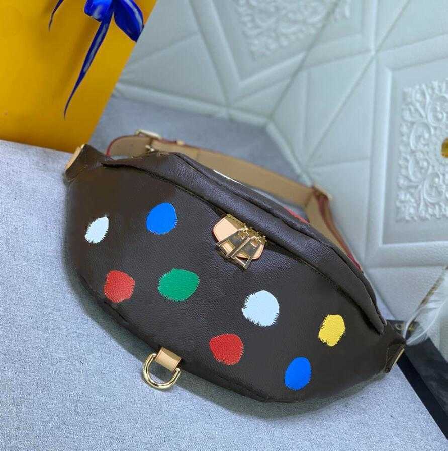 

Designer Waist Bags Luxury jewelry messenger bag The latest polka dot pattern handbag Fashion shoulder bag bodypack messenger bag, Khaki