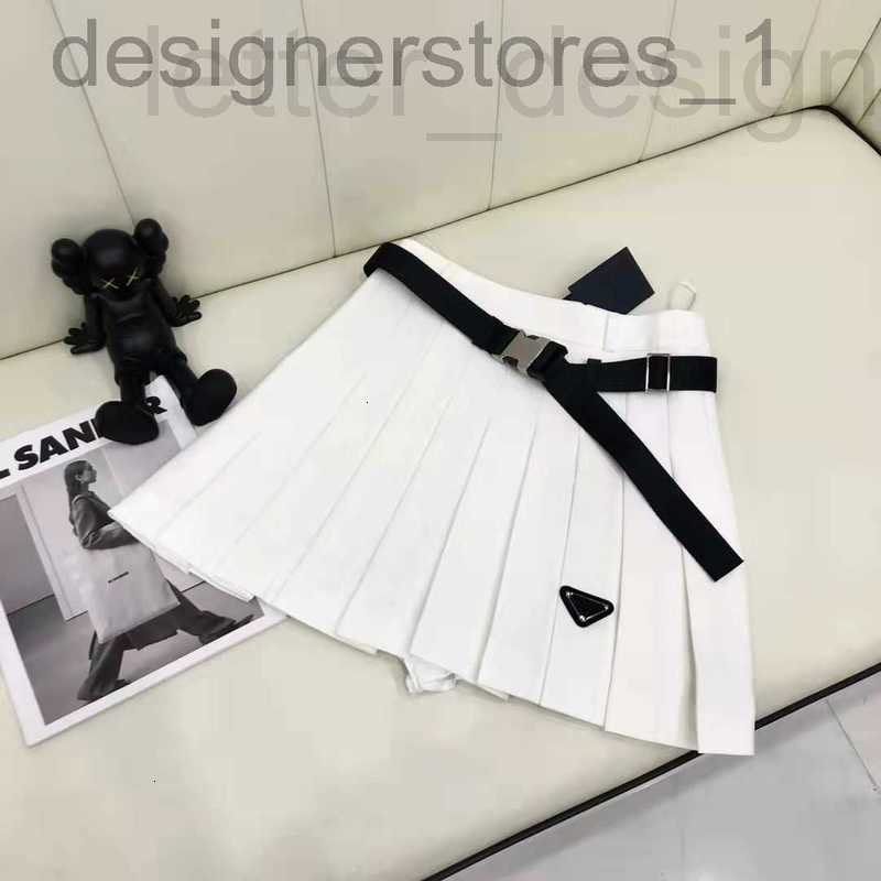 

Skirts designer Women' short skirts girl pleated skirt fashion matching inverted triangle decoration summer skinny dress UYYY ALB4, White