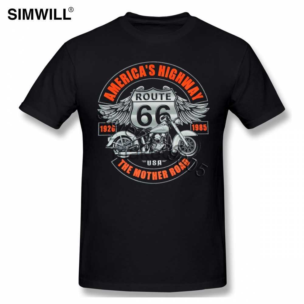 

Mens TShirts Mens Hoodies Sweatshirts Route 66 America Highway Tshirt Mens Breathable Short Sleeve Cotton Tees Top Round Neck Biker T shirts Oversize ic Tshirt x0620, White