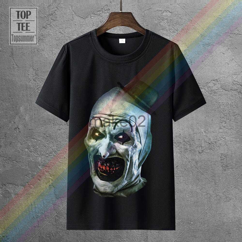 

Men's T-Shirts Men's Hoodies Sweatshirts Terrifier Art The Clown Horror Cult Movie TShirt All Sizes New Homme Plus Size Tee Shirt x0620 x0620 x0620, 0162206-black