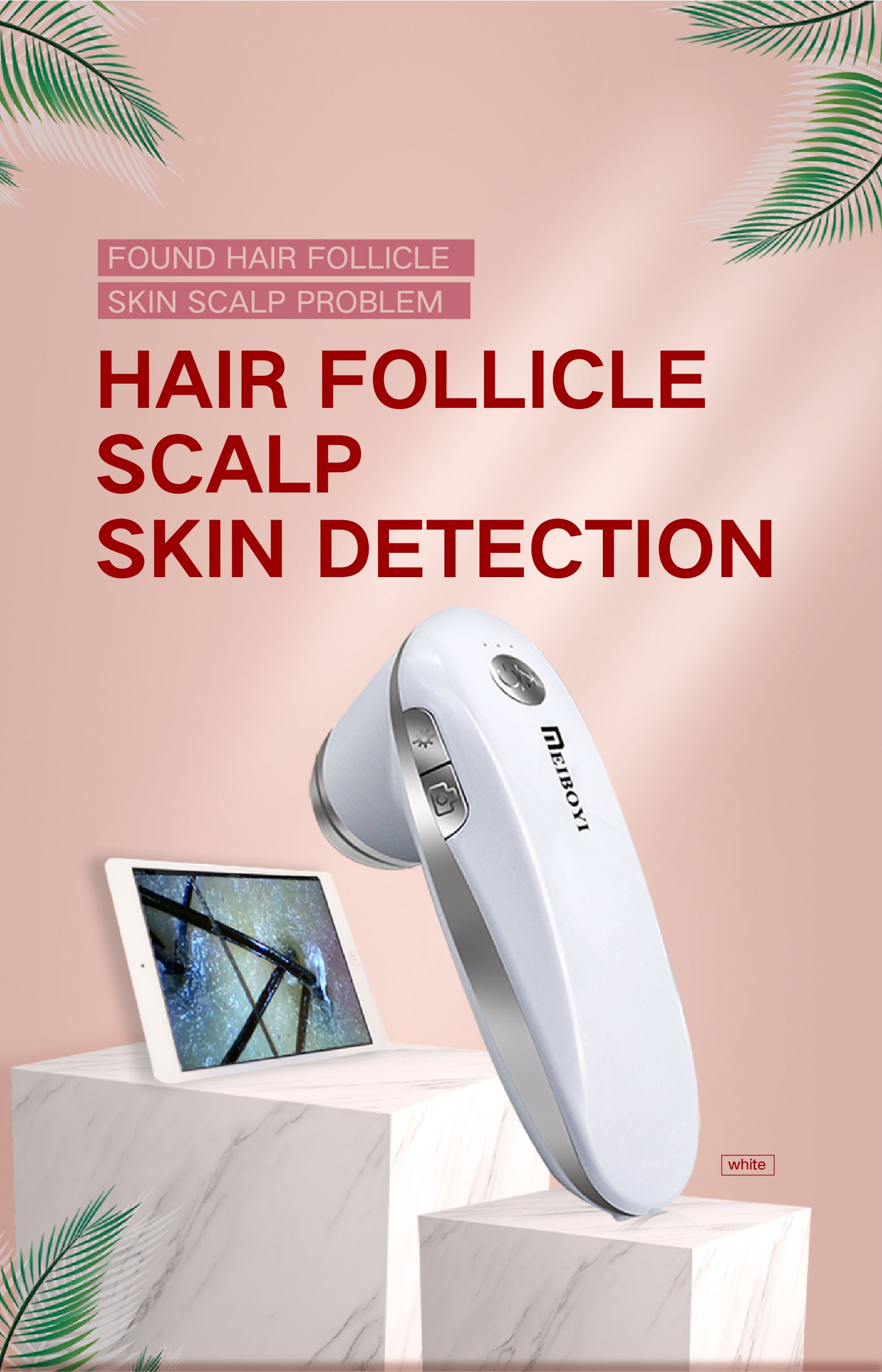 Portable Digital Skin And Hair Scalp Analyzer Diagnosis Machine