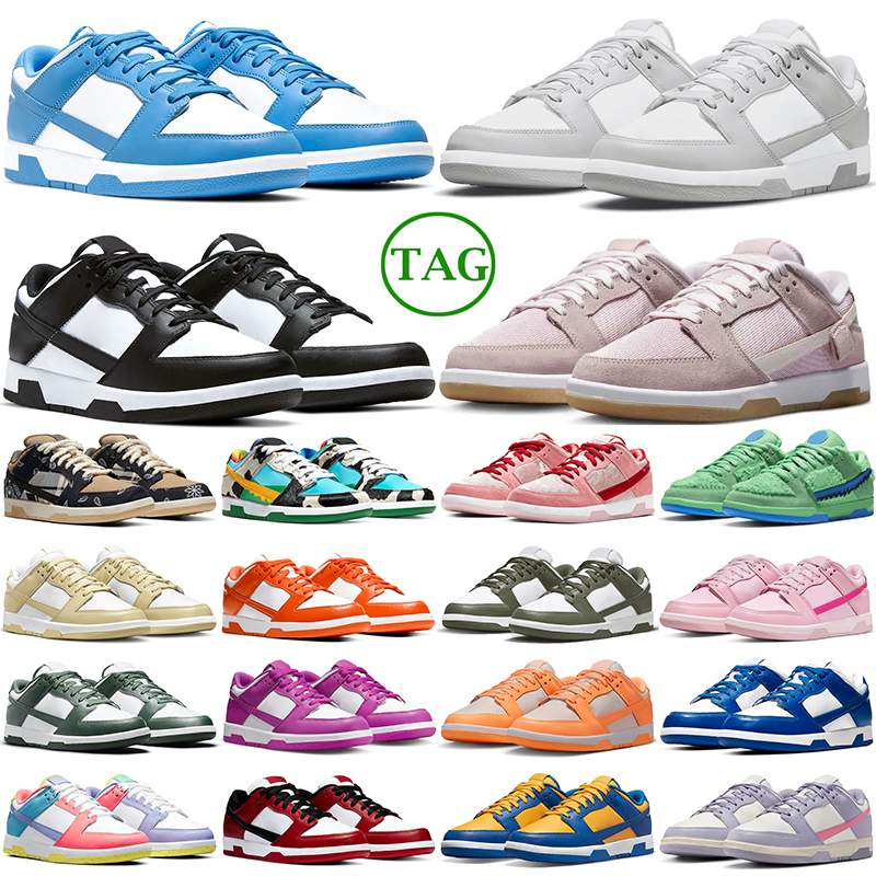 

Casual Shoes Low Panda Triple Pink Grey Fog Pink Foam UNC Strawberry Peach Medium Olive UNC Rose Whisper Trainers Sneakers Runners, 39