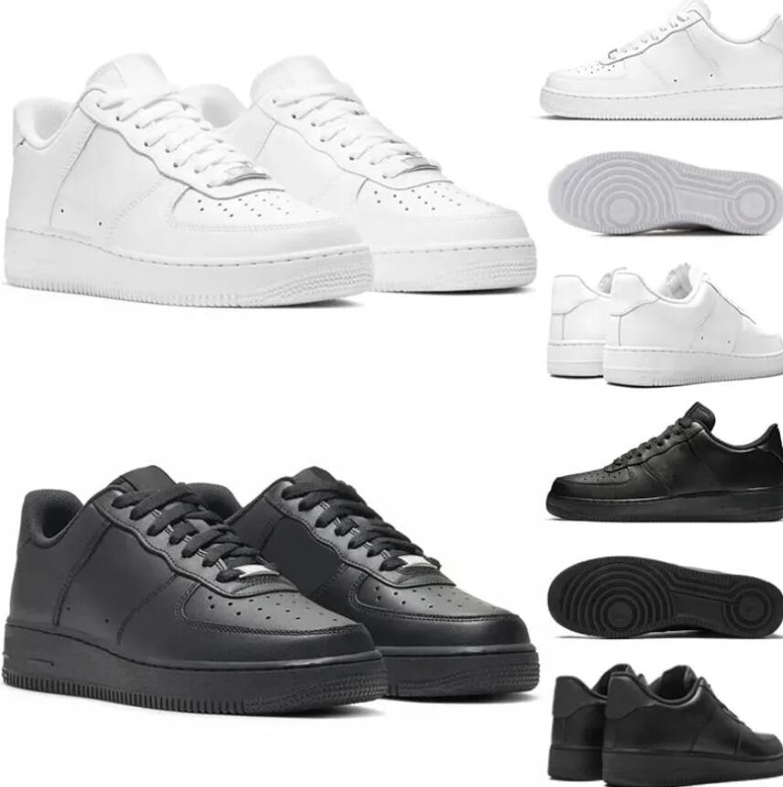 

2023 af1 shoes airforced Brand discount One High low Black White Women Men Designer Shoes Trainers Casual