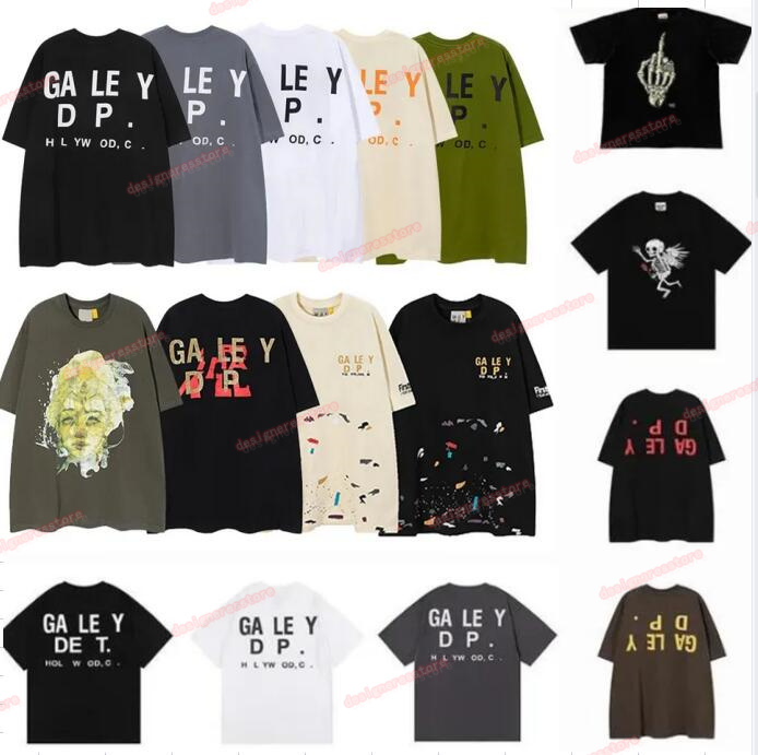 

Men' T-shirts Galleryes depts Designer Summer Gallary Shirt Alphabet Printed Star Same Round Neck Short Sleeve T-shirt for Men and Women Size -XL, H111