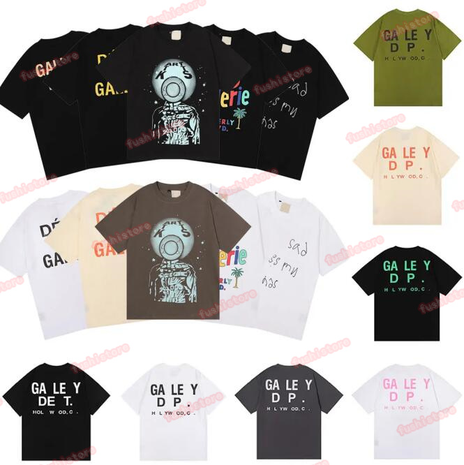 

Woen&Men' T-shirts Designer Galleryes Depts Shirt Alphabet Print Trendy Trend Basic Casual Fashion Loose Short T-shirt Half Sleeve TeeS, None(not sold separately)