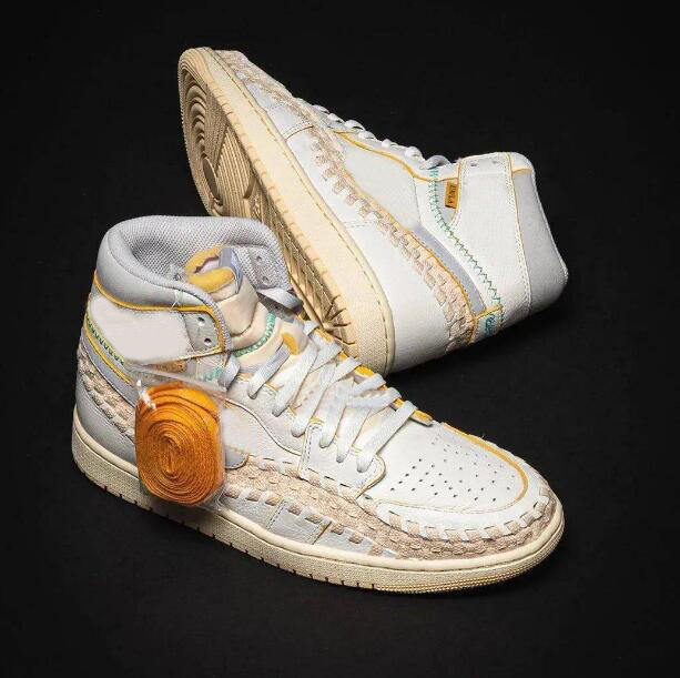 

Authentic Quality 1s OG Woven Men Basketball Shoes Union x 1 outdoor Sports sneakers FD2565-100 Sail/Wolf Grey-Muslin-Pale sizeus 7-13 With Original Box, White