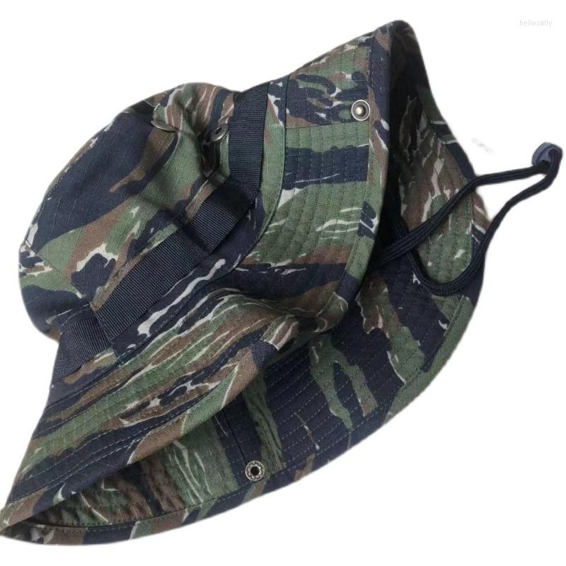 

Ball Caps SMTP ZT1 Vietnam War SOG Style Jungle Tabby Color National Tide Tiger Pattern Sunscreen Sunshade Penney Hat, As shown