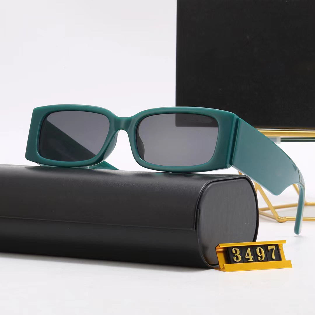 

designer sunglasses Bg sunglass women sun glasses rectangle sunglasses Mens glasses Full frame wide mirror leg letter logo design Fashion brand factory outlet