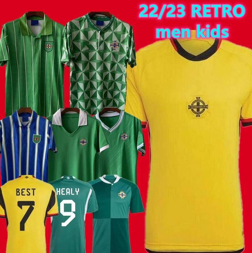 

2022 northern Ireland soccer jerseys men set kids kit uniform 2023 DIVAS CHARLES EVANS 22 23 football shirt T CHARLES BALLARD BEST BROWN 1979 1988 1990 1992 1994 RETRO