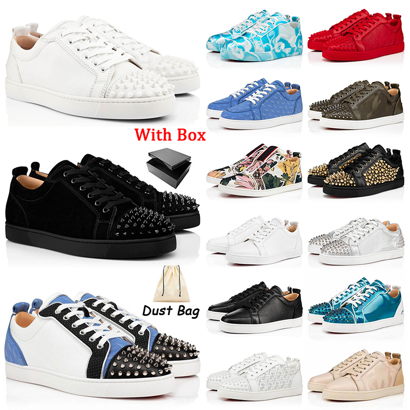 

Designer with box red bottoms shoes for men women louboutins sneakers platform flat shoe fashion luxury loafers christians Red bottom trainers Trainers Eur 36-47, 15