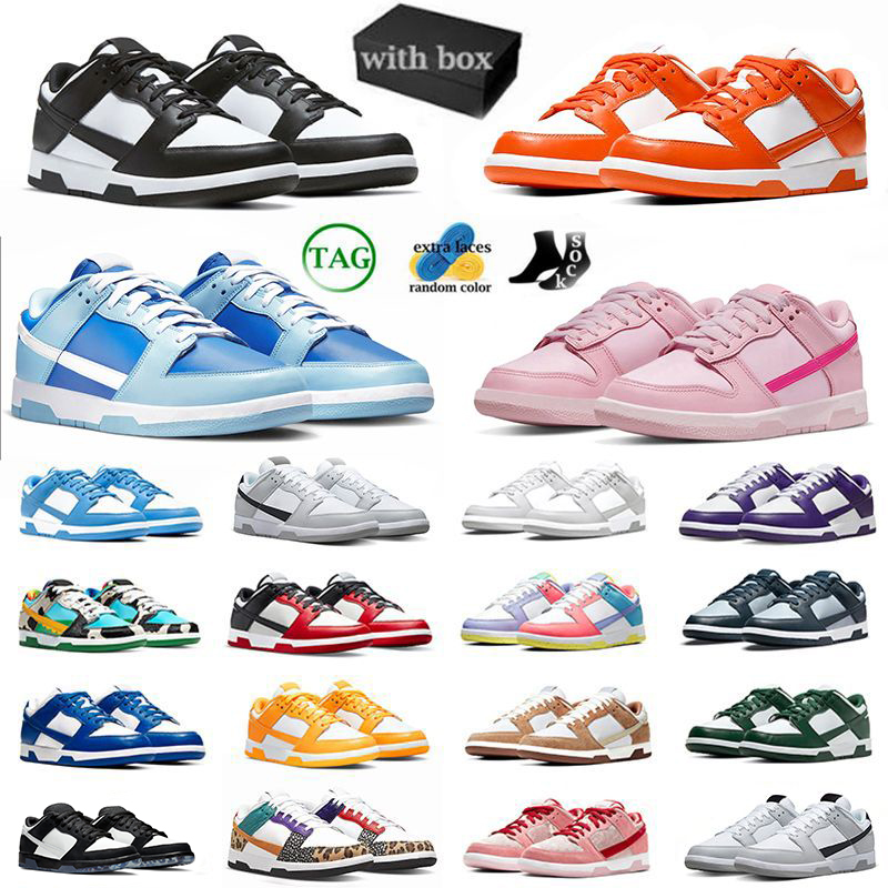 

With Box Running shoes Men Women Panda Why So Sad Kentucky Grey Fog Triple Pink lows mens women trainers sport sneakers 36-47