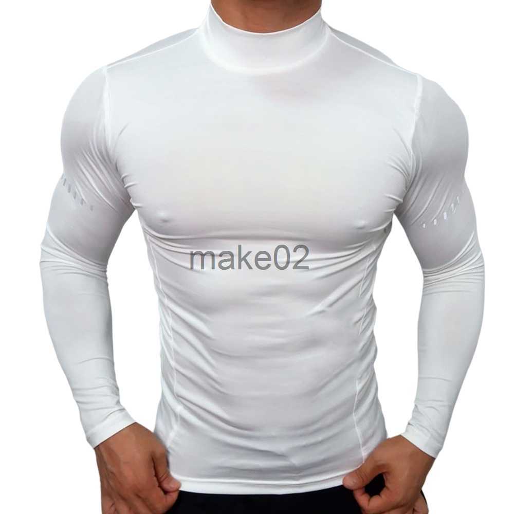 

Men' T-Shirts Men' Hoodies Sweatshirts Running Tshirt Men' Compression Shirt Fitness Workout Long Sleeve Tshirt Gym Training Tops Muscle Tees x0620 x0620 x0620, Red