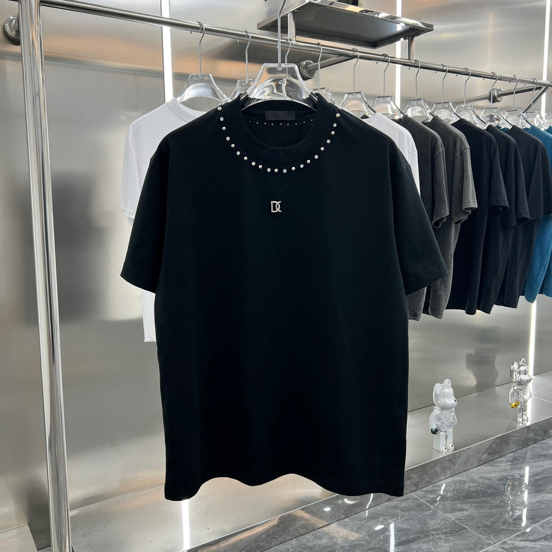 

22SS Designer Letter Printed T Shirts Tee Sweatshirt Fashion High Street Short Sleeves Summer Casual T-Shirt Breathable Men Women Crew Neck Tees Dresses for Wo 14-033, Customize