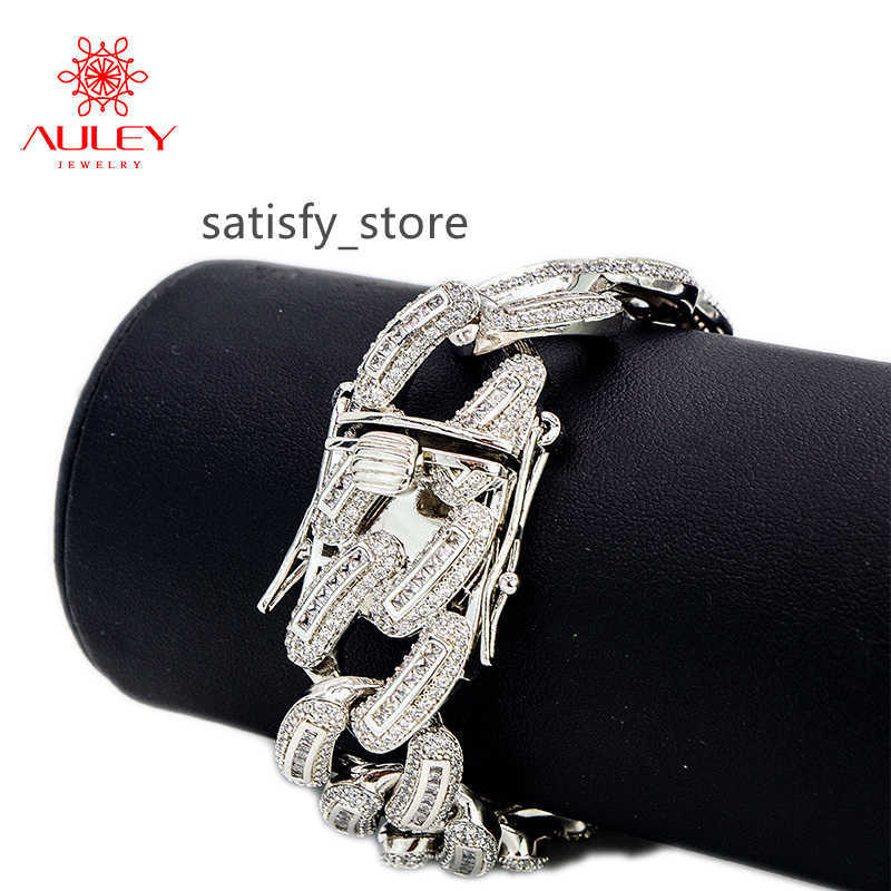 

925 Silver Men Moissanite Cheap Tennis Bracelets Bangles Cuban Link Bracelet Chain