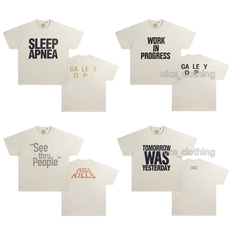 

Mens Tees Designer Galleries Depts T Shirts Luxury T-Shirt Fashion Brand Short Sleeve Casual Streetwear Tops Slogan Print T shirts Summer Stylist Clothes Clothing